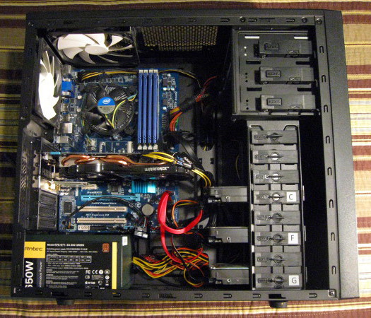 custom-built personal computer