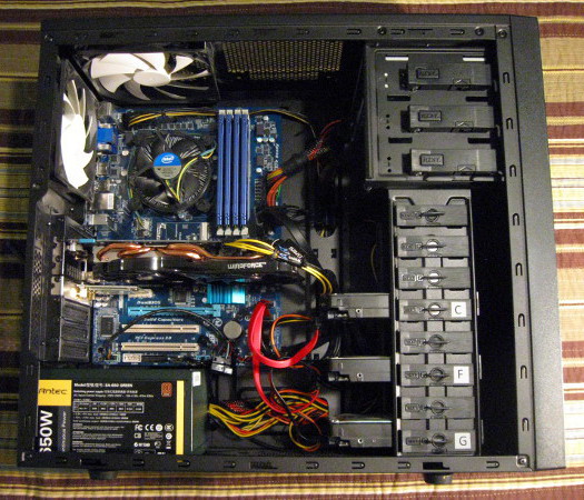 custom-built personal computer